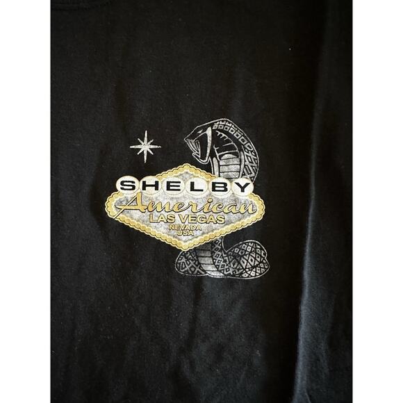 Official Shelby American Shirt Men's Unisex Black Graphic Las Vegas, Nevada XL - Picture 4 of 6